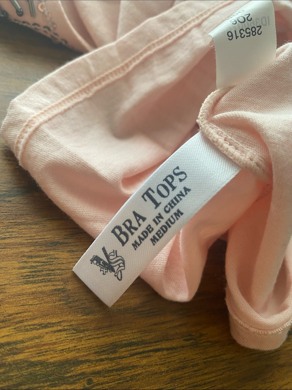 Light Pink Embroidered Halter Tank Top - Picture 7 of 7